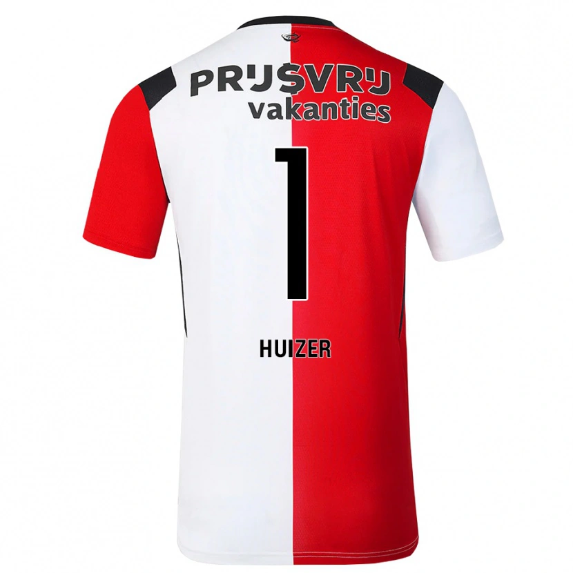 Danxen Kinderen Sun Huizer #1 Rood Wit Zwart Thuisshirt Thuistenue 2026/27 T-Shirt