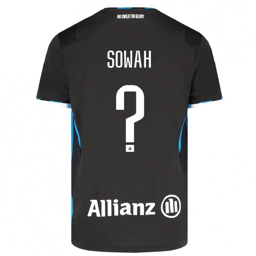 Danxen Kinderen Kamal Sowah #0 Zwart Rood Blauw Thuisshirt Thuistenue 2026/27 T-Shirt