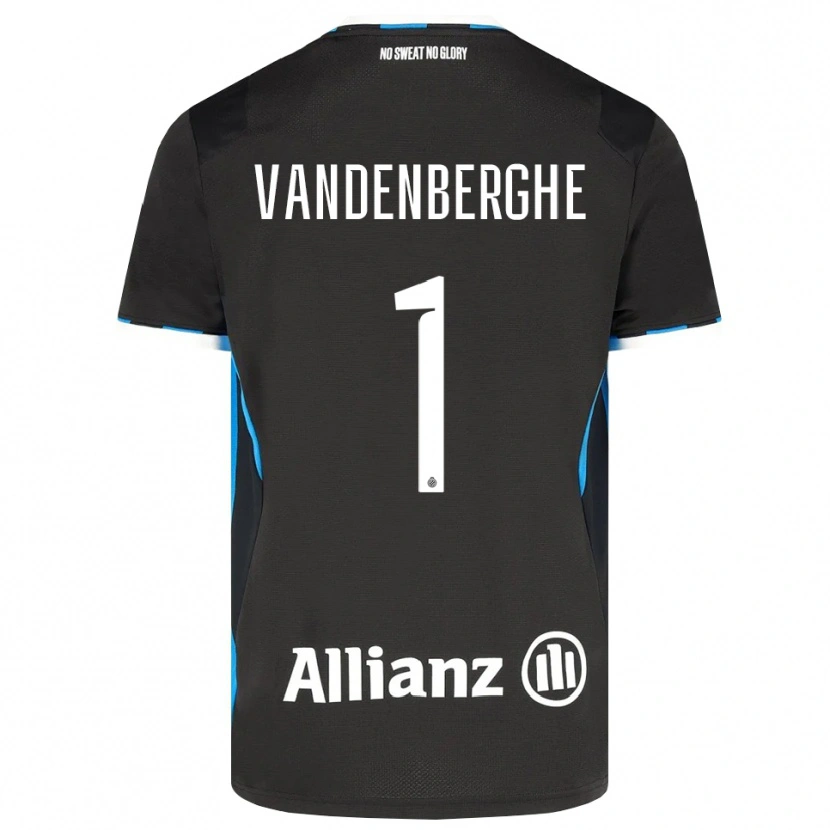 Danxen Kinderen Xander Vandenberghe #1 Zwart Rood Blauw Thuisshirt Thuistenue 2026/27 T-Shirt