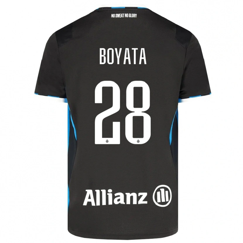 Danxen Kinderen Dedryck Boyata #28 Zwart Rood Blauw Thuisshirt Thuistenue 2026/27 T-Shirt