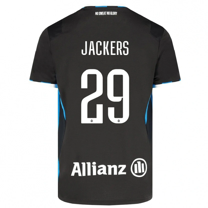 Danxen Kinderen Nordin Jackers #29 Zwart Rood Blauw Thuisshirt Thuistenue 2026/27 T-Shirt