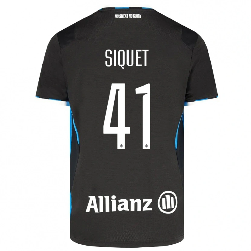 Danxen Kinderen Hugo Siquet #41 Zwart Rood Blauw Thuisshirt Thuistenue 2026/27 T-Shirt