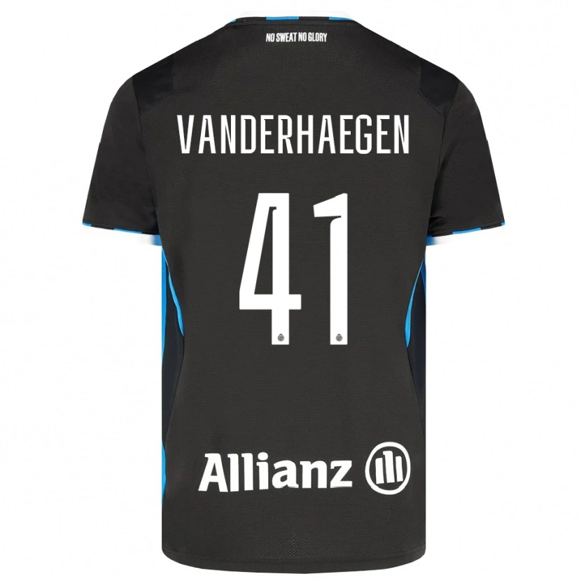 Danxen Kinderen Lotte Vanderhaegen #41 Zwart Rood Blauw Thuisshirt Thuistenue 2026/27 T-Shirt