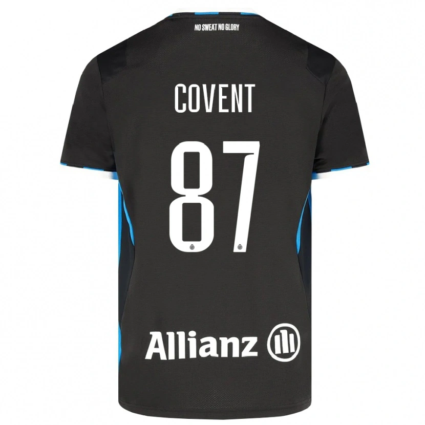 Danxen Kinderen Jorijn Covent #87 Zwart Rood Blauw Thuisshirt Thuistenue 2026/27 T-Shirt