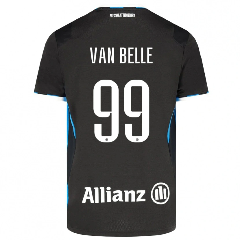 Danxen Kinderen Lyndsey Van Belle #99 Zwart Rood Blauw Thuisshirt Thuistenue 2026/27 T-Shirt