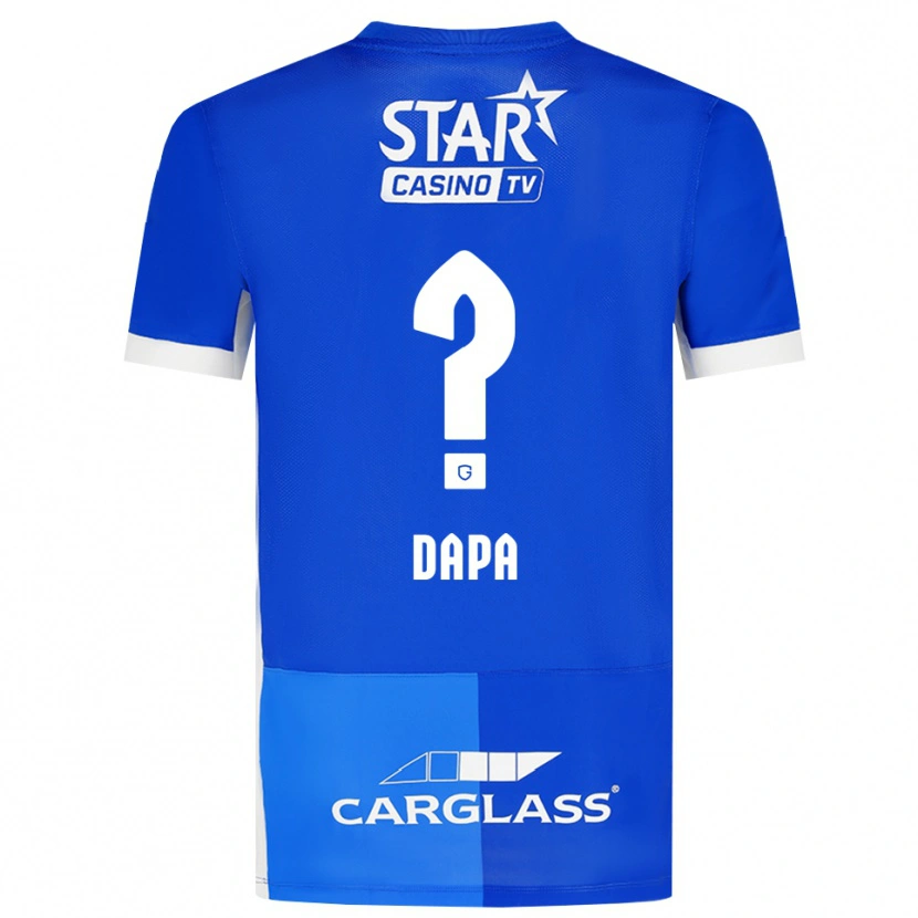 Danxen Kinderen Melvyn Dapa #0 Mediumblauw Koninklijkblauw Wit Thuisshirt Thuistenue 2026/27 T-Shirt