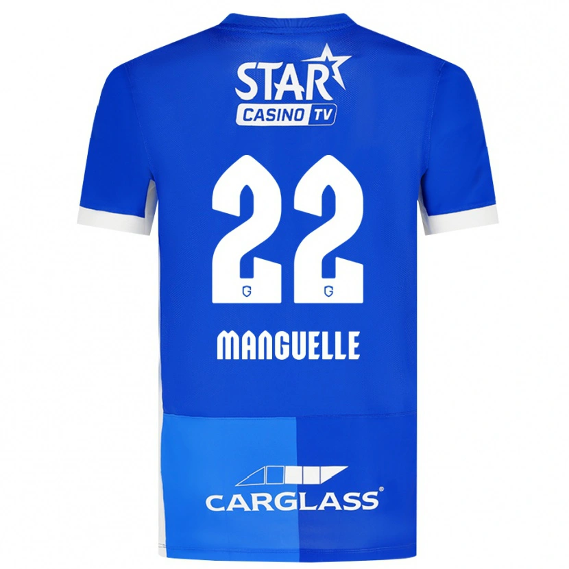 Danxen Kinderen Brad Manguelle #22 Mediumblauw Koninklijkblauw Wit Thuisshirt Thuistenue 2026/27 T-Shirt