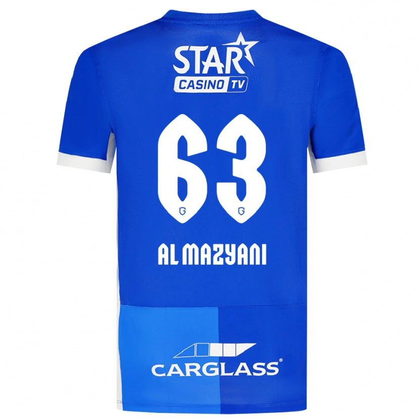 Danxen Kinderen Faissal Al Mazyani #63 Mediumblauw Koninklijkblauw Wit Thuisshirt Thuistenue 2026/27 T-Shirt