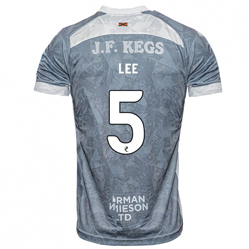 Danxen Kinderen Brodie Lee #5 Lichtleigrijs Uitshirt Uittenue 2026/27 T-Shirt