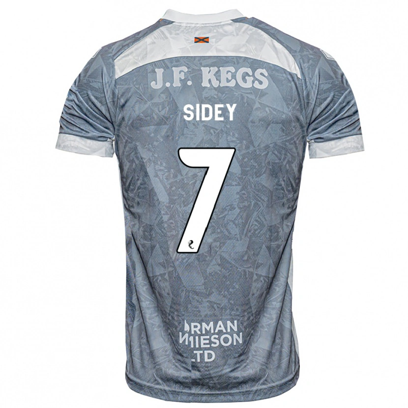 Danxen Kinderen Leah Sidey #7 Lichtleigrijs Uitshirt Uittenue 2026/27 T-Shirt