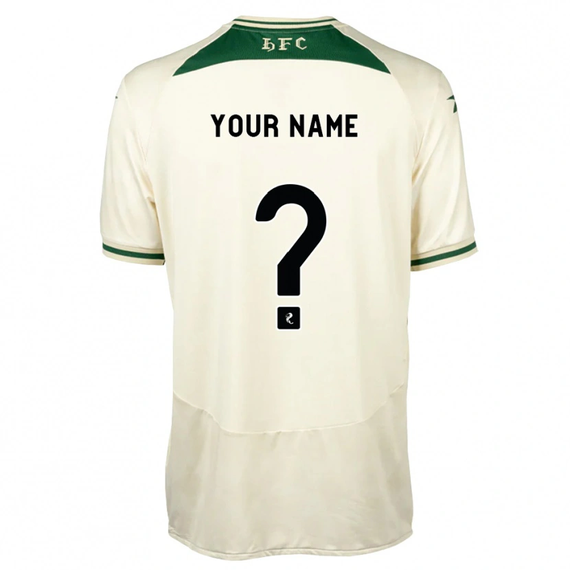 Danxen Kinderen Uw Naam #0 Wit Bosgroen Uitshirt Uittenue 2026/27 T-Shirt