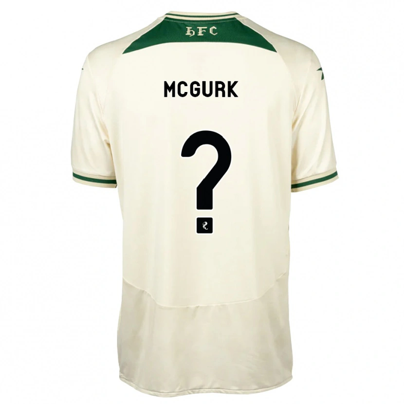 Danxen Kinderen Ellis Mcgurk #0 Wit Bosgroen Uitshirt Uittenue 2026/27 T-Shirt