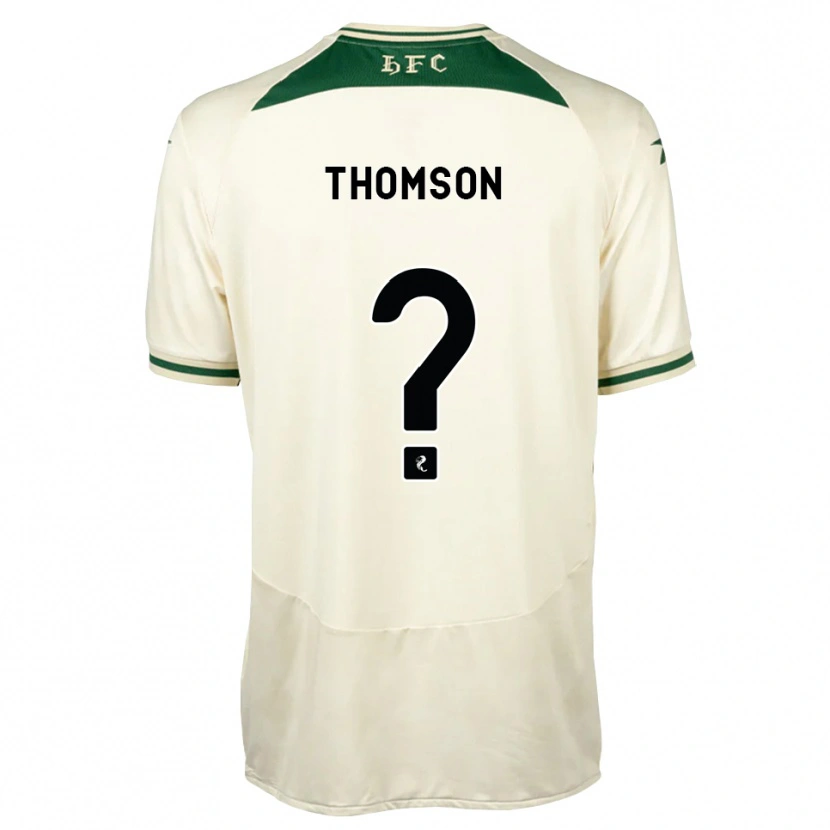 Danxen Kinderen Jackson Thomson #0 Wit Bosgroen Uitshirt Uittenue 2026/27 T-Shirt