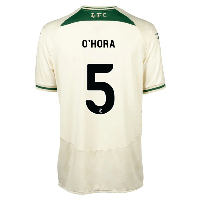 Danxen Kinderen Warren O'hora #5 Wit Bosgroen Uitshirt Uittenue 2026/27 T-Shirt