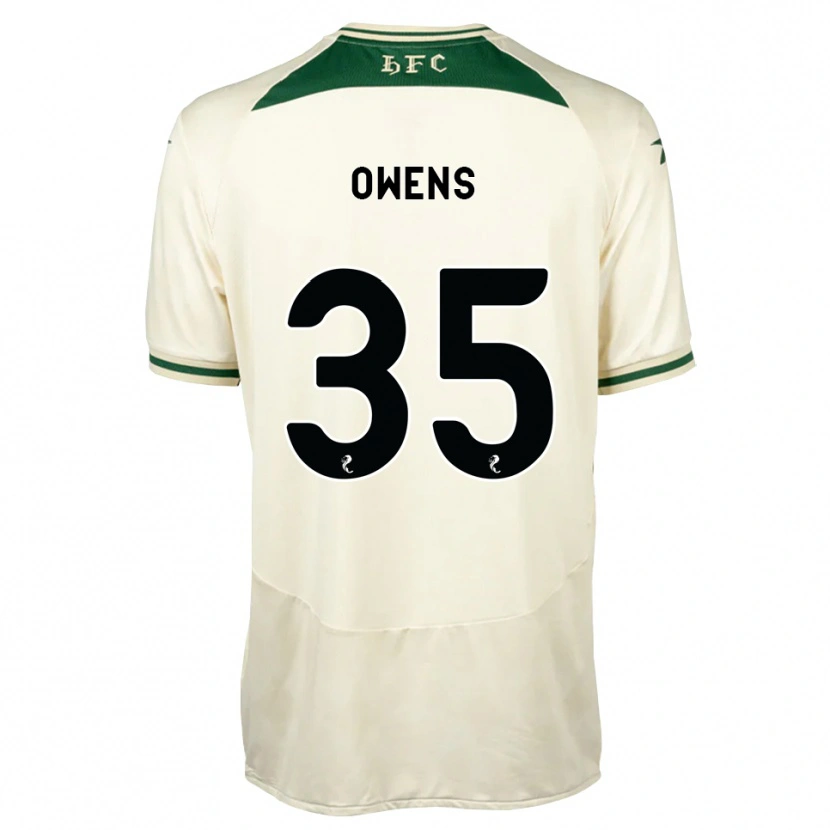 Danxen Kinderen Freddie Owens #35 Wit Bosgroen Uitshirt Uittenue 2026/27 T-Shirt