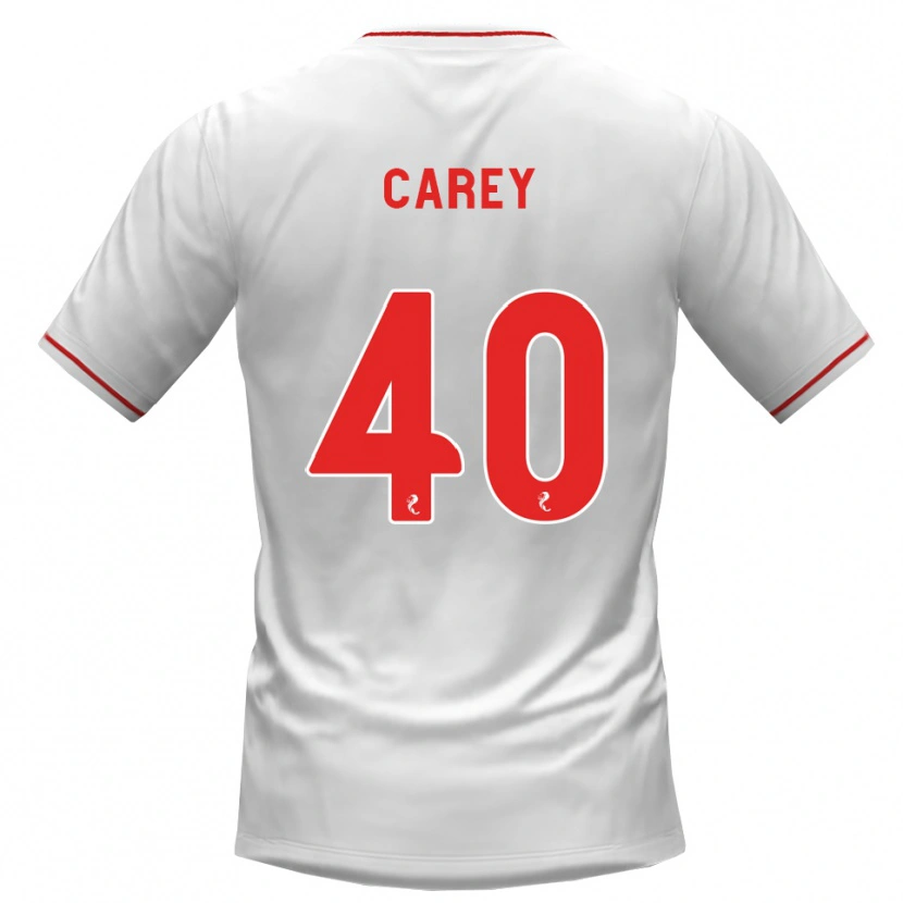 Danxen Kinderen Graham Carey #40 Wit Rood Uitshirt Uittenue 2026/27 T-Shirt