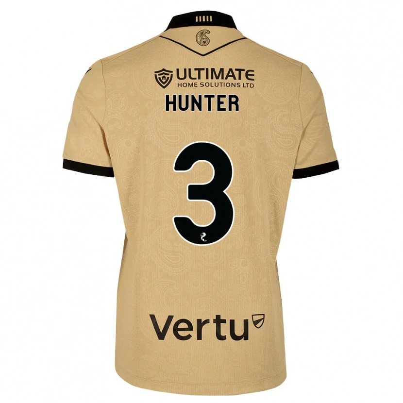 Danxen Kinderen Lyle Hunter #3 Burlywood Zwart Uitshirt Uittenue 2026/27 T-Shirt