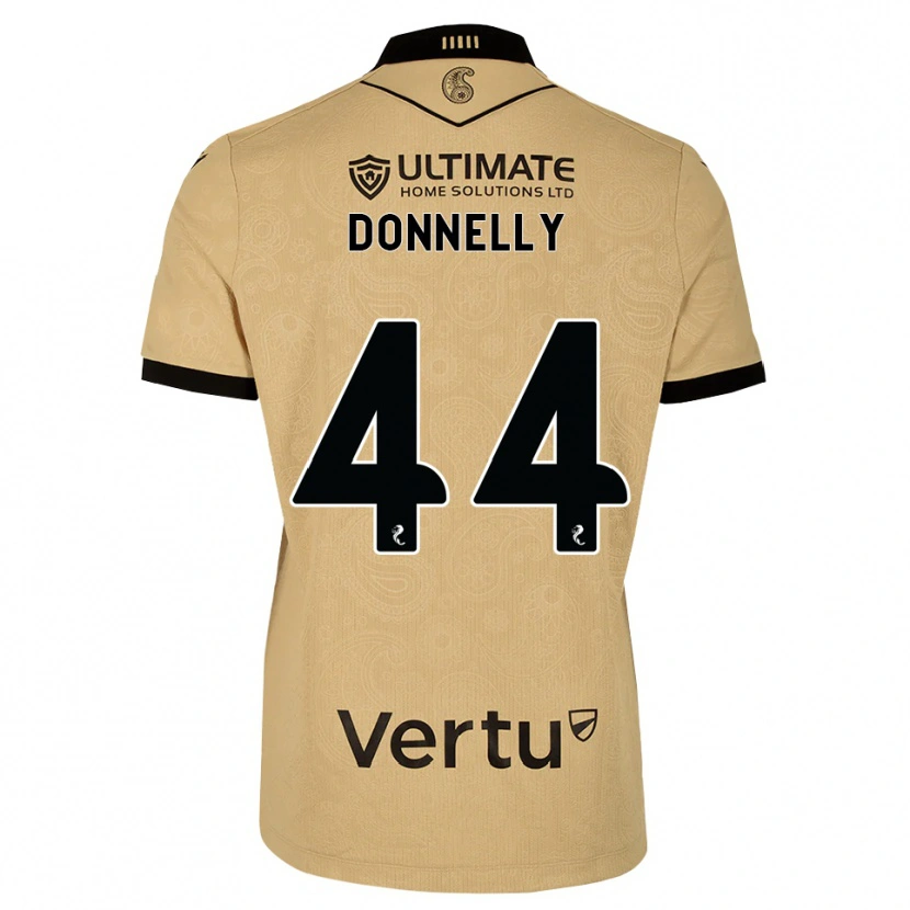 Danxen Kinderen Liam Donnelly #44 Burlywood Zwart Uitshirt Uittenue 2026/27 T-Shirt