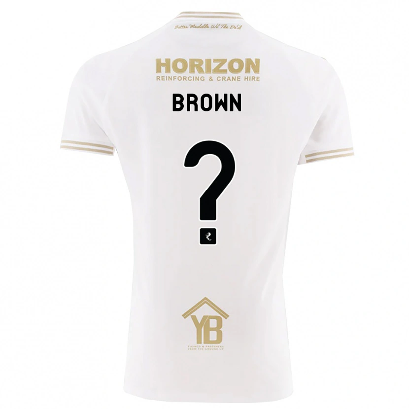 Danxen Kinderen Natalie Brown #0 Tarwe Wit Uitshirt Uittenue 2026/27 T-Shirt