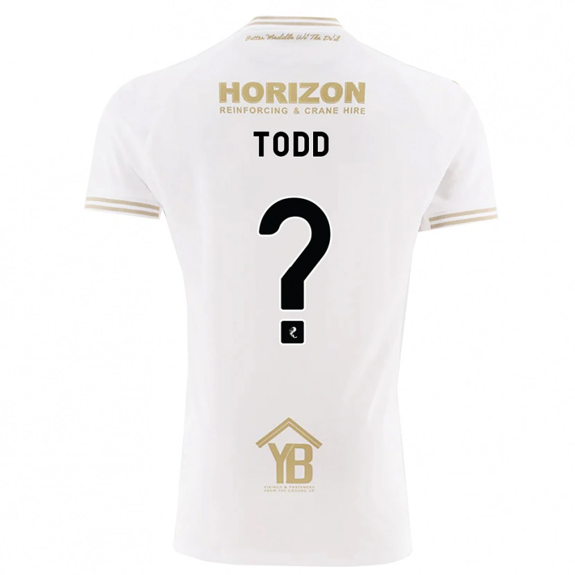 Danxen Kinderen Shannon Todd #0 Tarwe Wit Uitshirt Uittenue 2026/27 T-Shirt