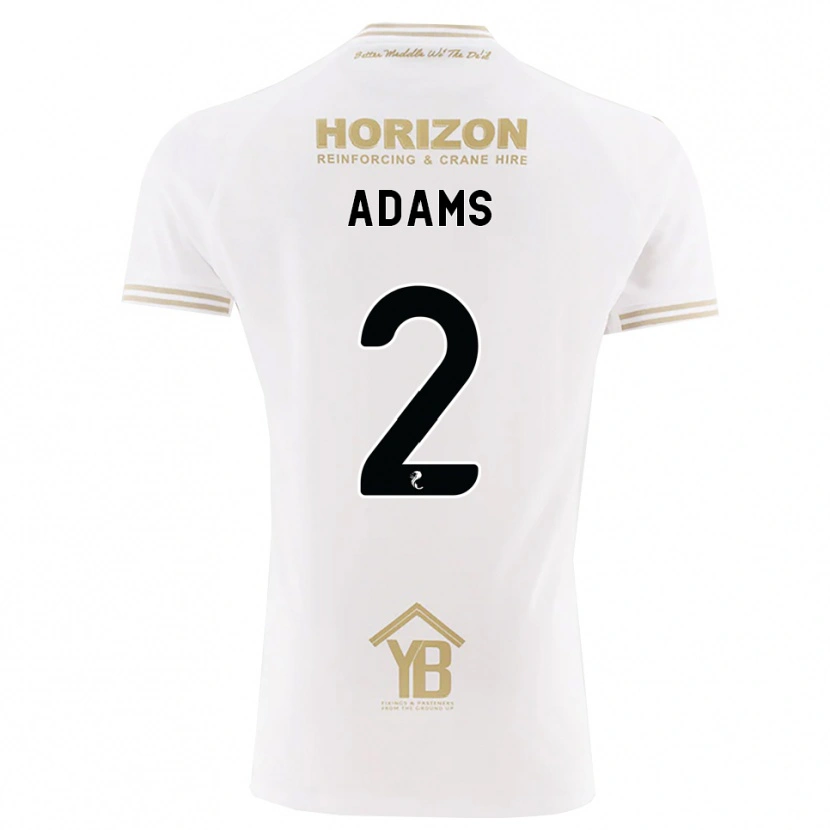 Danxen Kinderen Keelan Adams #2 Tarwe Wit Uitshirt Uittenue 2026/27 T-Shirt
