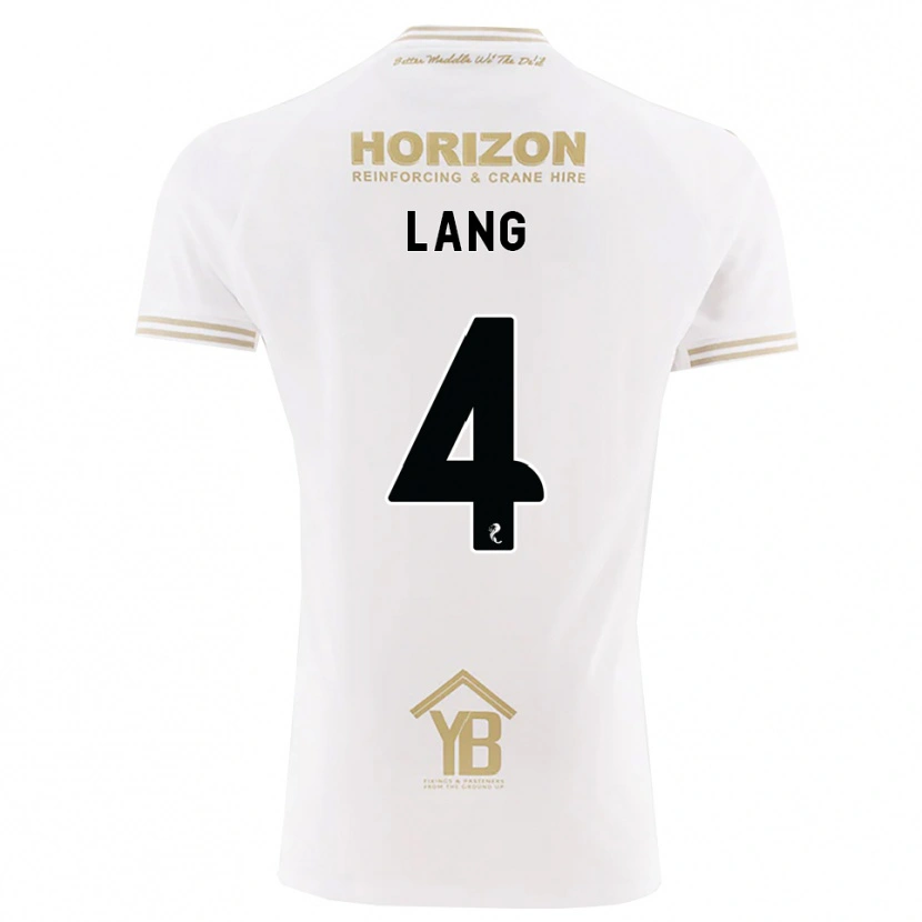 Danxen Kinderen Tom Lang #4 Tarwe Wit Uitshirt Uittenue 2026/27 T-Shirt