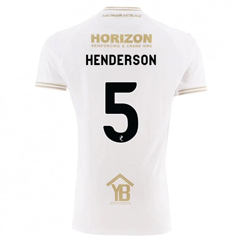 Danxen Kinderen Liam Henderson #5 Tarwe Wit Uitshirt Uittenue 2026/27 T-Shirt