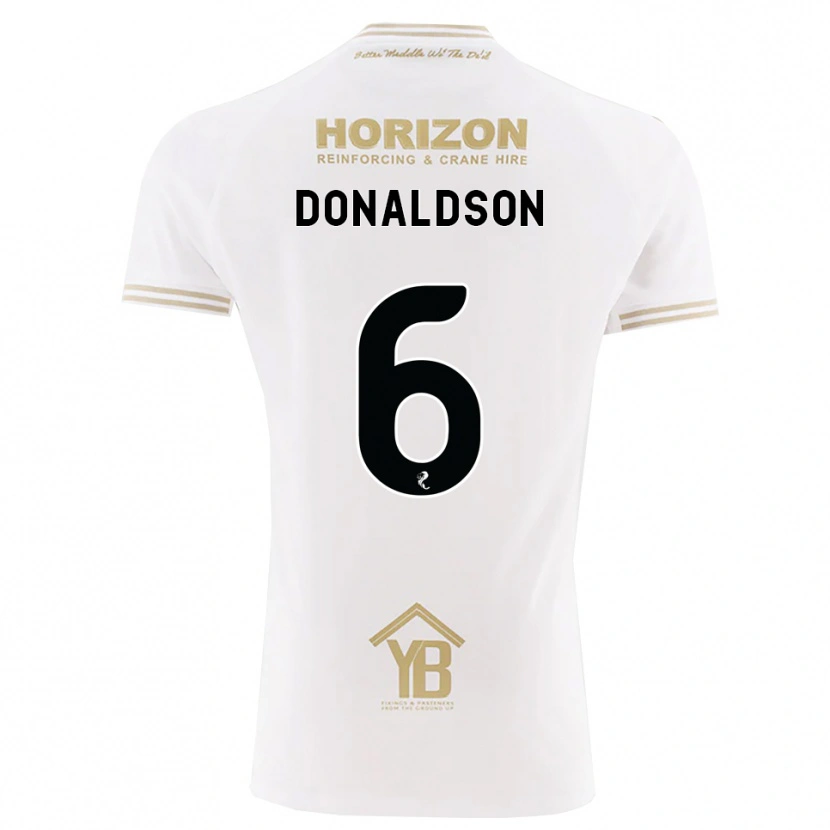 Danxen Kinderen Coll Donaldson #6 Tarwe Wit Uitshirt Uittenue 2026/27 T-Shirt