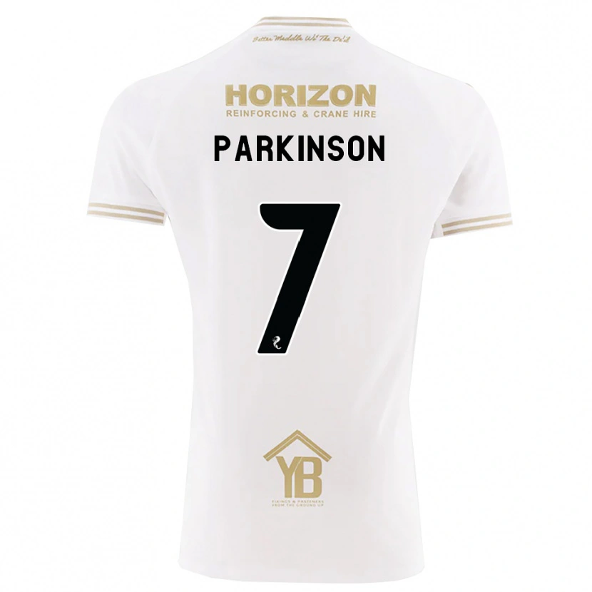 Danxen Kinderen Ben Parkinson #7 Tarwe Wit Uitshirt Uittenue 2026/27 T-Shirt