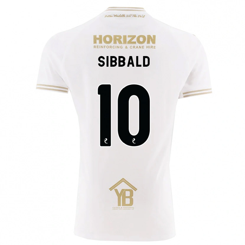 Danxen Kinderen Craig Sibbald #10 Tarwe Wit Uitshirt Uittenue 2026/27 T-Shirt