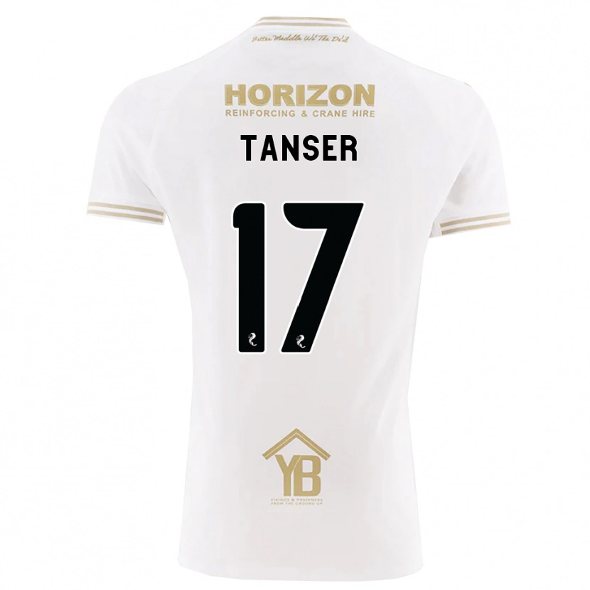 Danxen Kinderen Scott Tanser #17 Tarwe Wit Uitshirt Uittenue 2026/27 T-Shirt