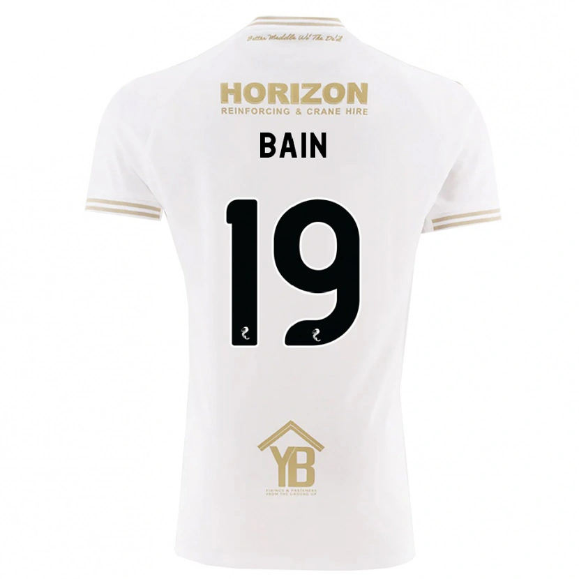 Danxen Kinderen Scott Bain #19 Tarwe Wit Uitshirt Uittenue 2026/27 T-Shirt