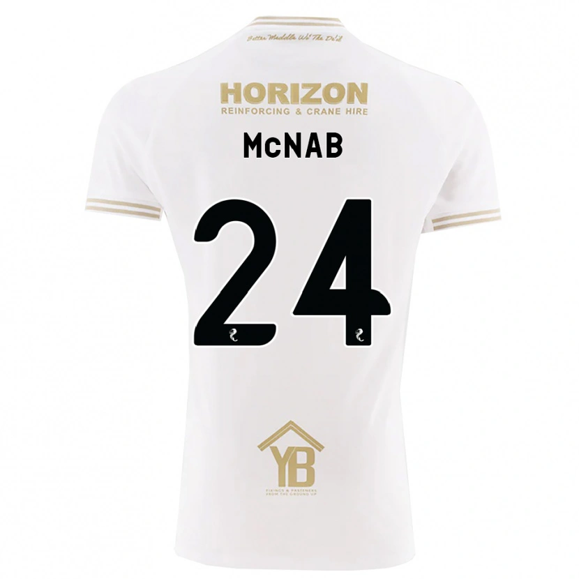 Danxen Kinderen Cameron Mcnab #24 Tarwe Wit Uitshirt Uittenue 2026/27 T-Shirt