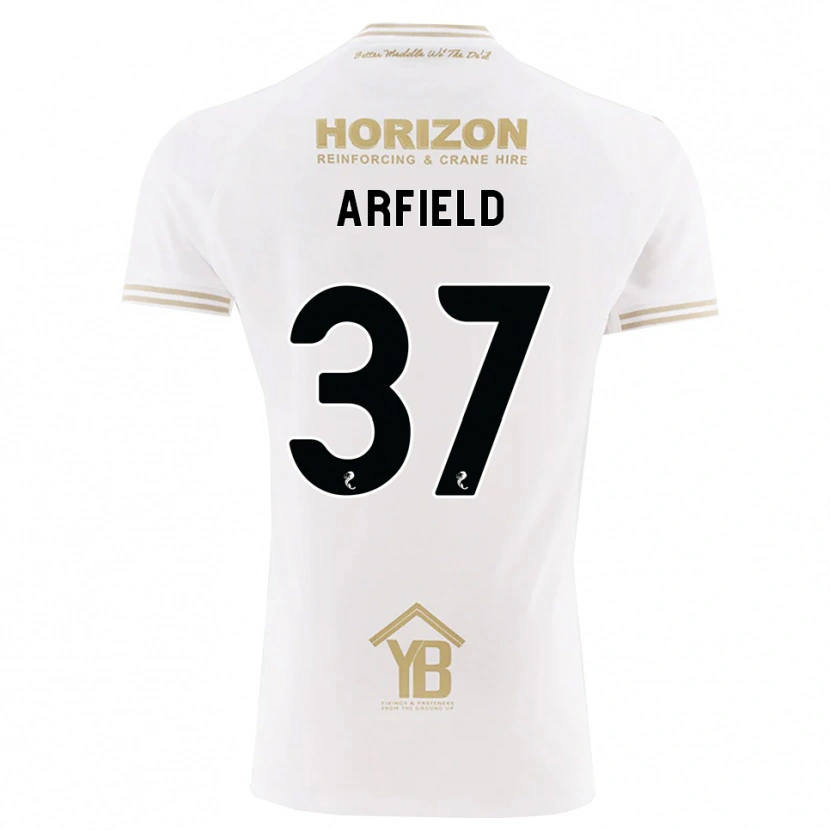 Danxen Kinderen Scott Arfield #37 Tarwe Wit Uitshirt Uittenue 2026/27 T-Shirt