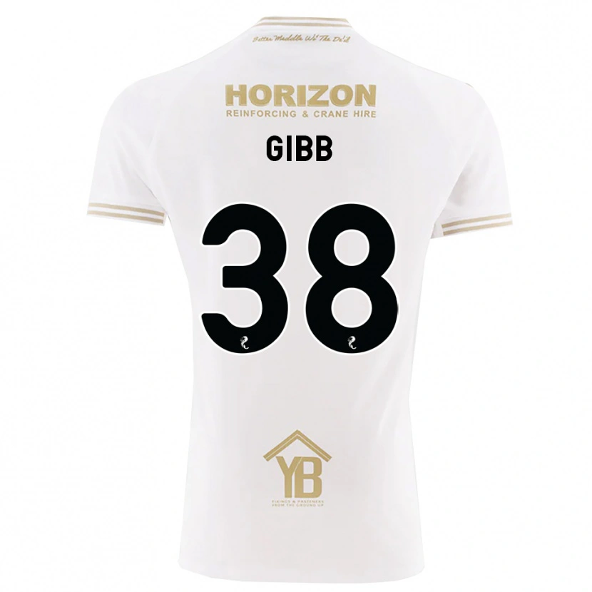 Danxen Kinderen Thomas Gibb #38 Tarwe Wit Uitshirt Uittenue 2026/27 T-Shirt