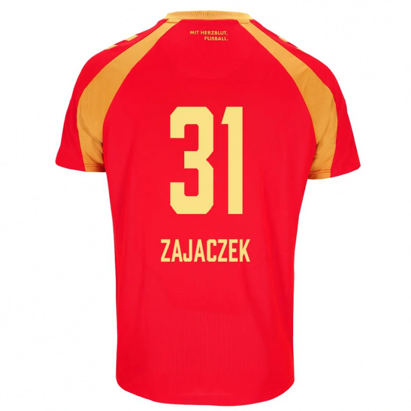 Danxen Kinderen Arne Zajaczek #31 Rood Oranje Zwart Uitshirt Uittenue 2026/27 T-Shirt