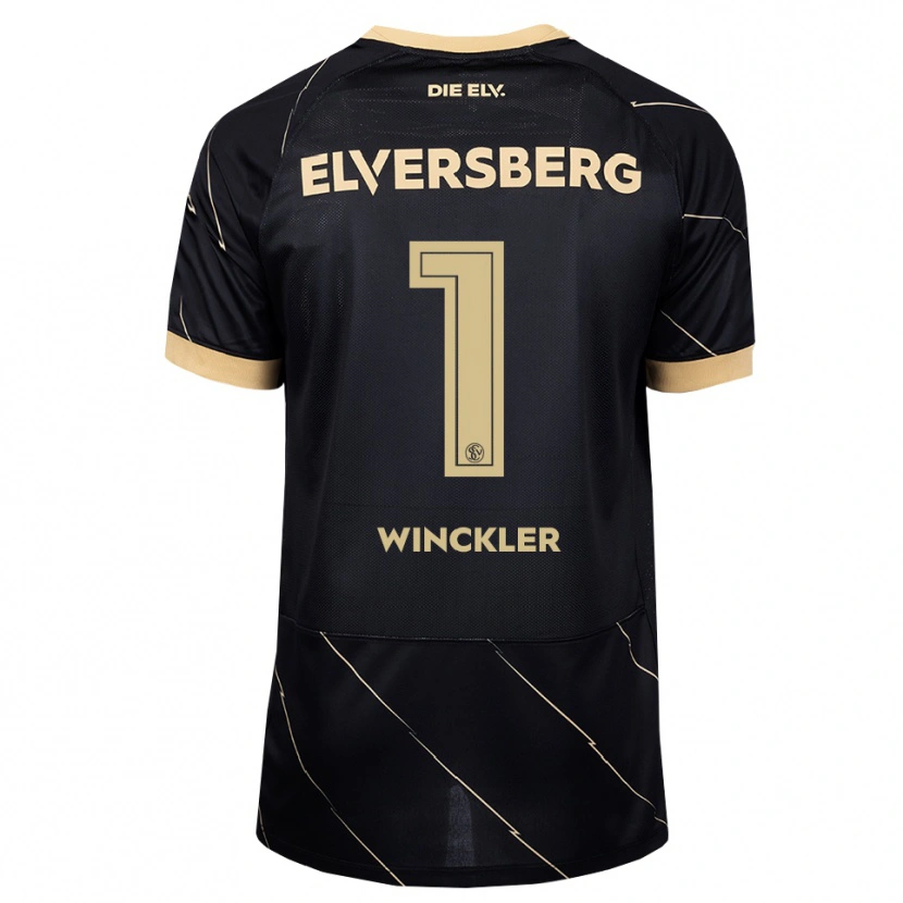 Danxen Kinderen Nadine Winckler #1 Zwart Bruin Uitshirt Uittenue 2026/27 T-Shirt