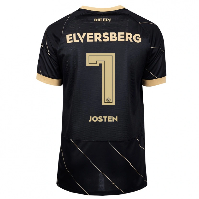 Danxen Kinderen Lena Josten #7 Zwart Bruin Uitshirt Uittenue 2026/27 T-Shirt