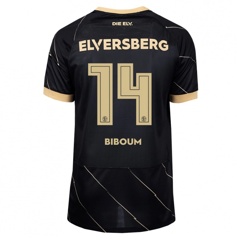 Danxen Kinderen Carl Biboum #14 Zwart Bruin Uitshirt Uittenue 2026/27 T-Shirt