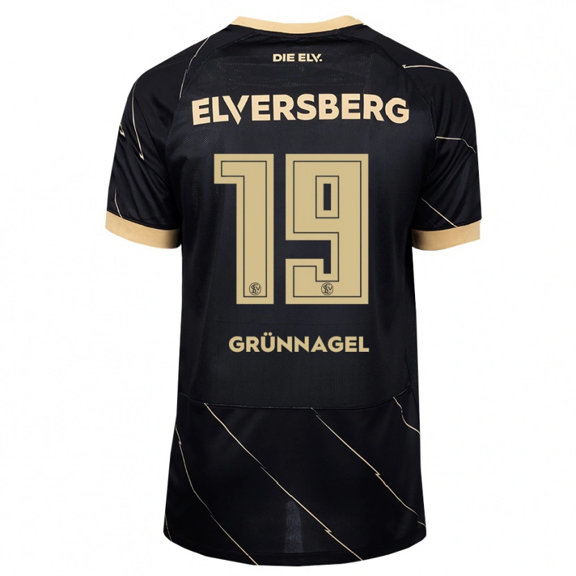 Danxen Kinderen Lea Grünnagel #19 Zwart Bruin Uitshirt Uittenue 2026/27 T-Shirt
