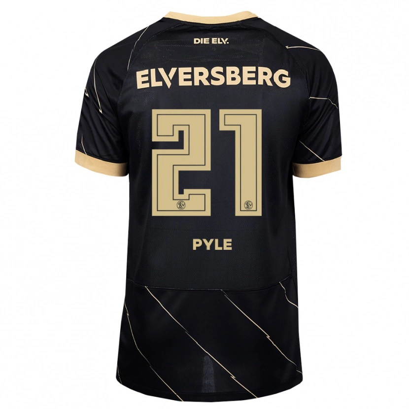 Danxen Kinderen David Pyle #21 Zwart Bruin Uitshirt Uittenue 2026/27 T-Shirt