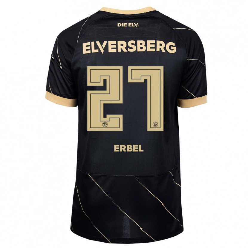 Danxen Kinderen Felix Erbel #27 Zwart Bruin Uitshirt Uittenue 2026/27 T-Shirt