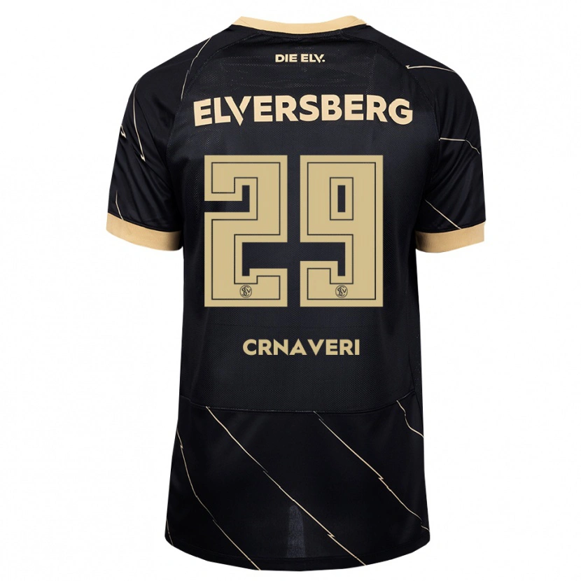 Danxen Kinderen Laureta Crnaveri #29 Zwart Bruin Uitshirt Uittenue 2026/27 T-Shirt