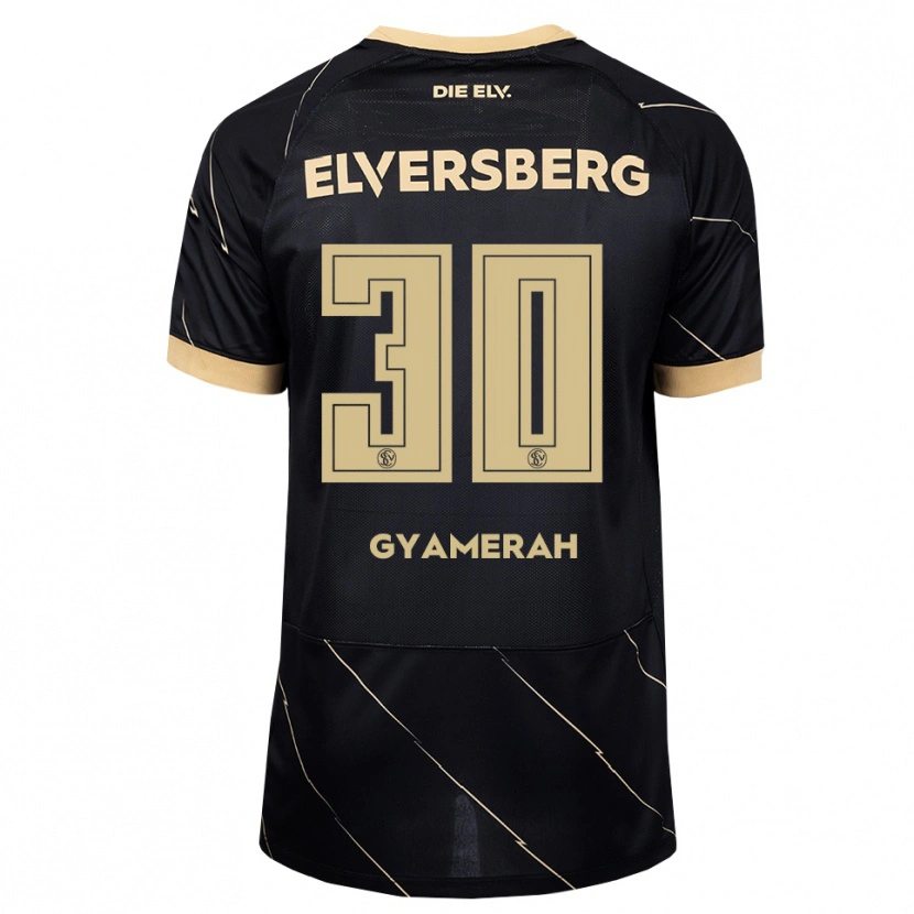 Danxen Kinderen Jan Gyamerah #30 Zwart Bruin Uitshirt Uittenue 2026/27 T-Shirt