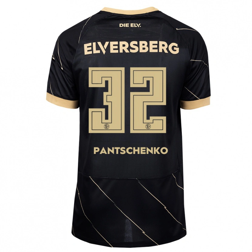 Danxen Kinderen Daniel Pantschenko #32 Zwart Bruin Uitshirt Uittenue 2026/27 T-Shirt