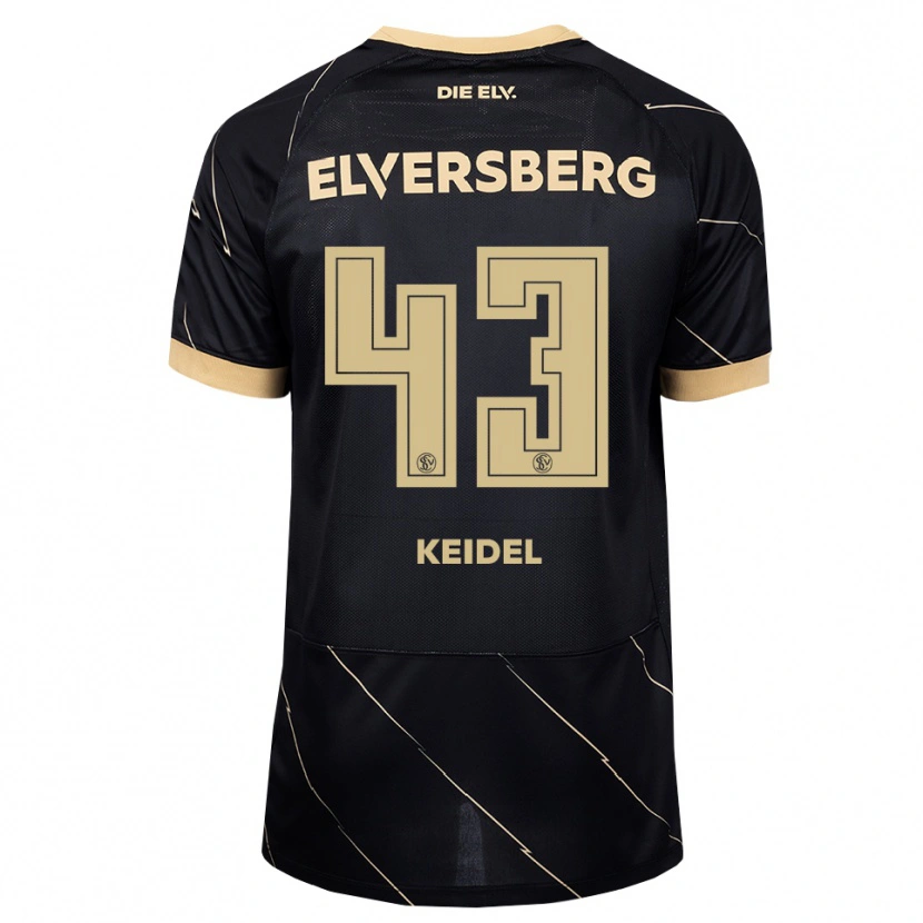 Danxen Kinderen Felix Keidel #43 Zwart Bruin Uitshirt Uittenue 2026/27 T-Shirt