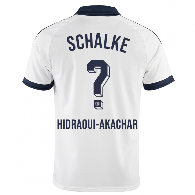 Danxen Kinderen Yassin Hidraoui-Akachar #0 Zwart Wit Uitshirt Uittenue 2026/27 T-Shirt