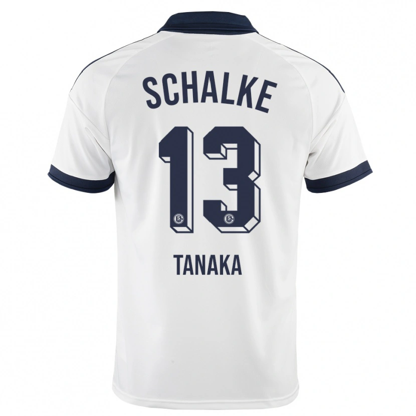 Danxen Kinderen Satoshi Tanaka #13 Zwart Wit Uitshirt Uittenue 2026/27 T-Shirt