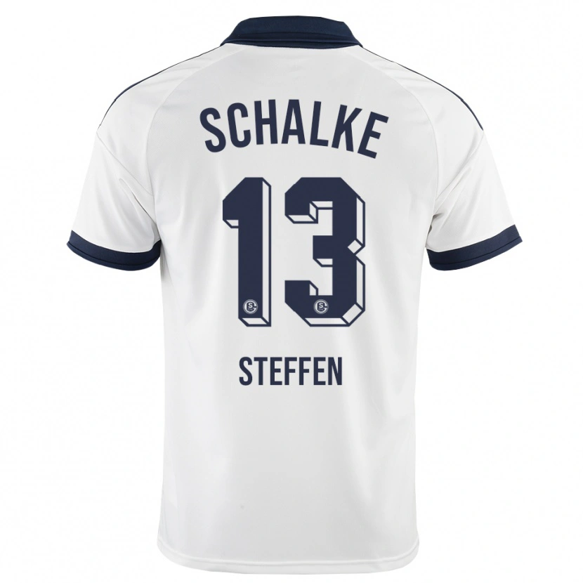 Danxen Kinderen Kjell Steffen #13 Zwart Wit Uitshirt Uittenue 2026/27 T-Shirt