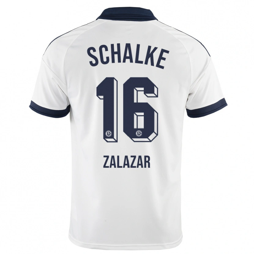 Danxen Kinderen Mauro Zalazar #16 Zwart Wit Uitshirt Uittenue 2026/27 T-Shirt